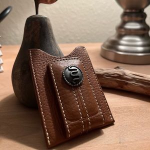 King Ranch Leather Money Clip